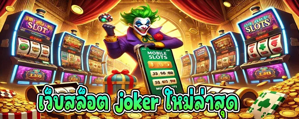 เว็บสล็อต joker ใหม่ล่าสุด สล็อตแตกง่าย ฝาก-ถอนออโต้ ไม่มีขั้นต่ำ